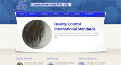 Desktop Screenshot of cenosphereindia.com